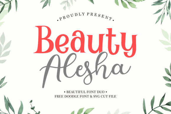 Beauty Alesha: A Typographic Duo for Elevated Design